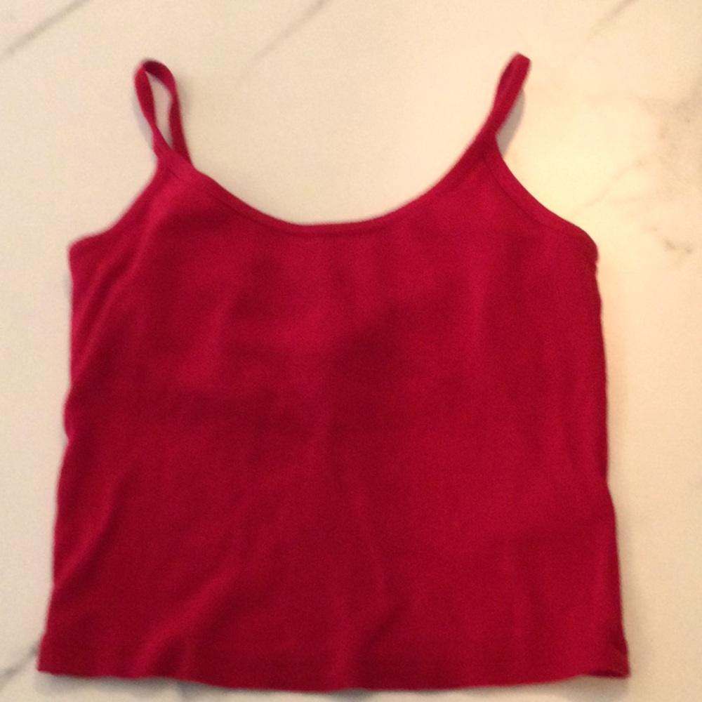 Hollister Red Women's crop Tank Top, small.